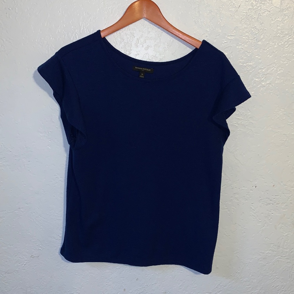 Navy blue Banana Republic top